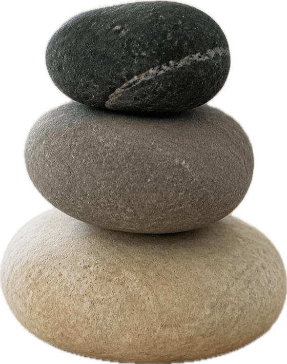 Two lake stones